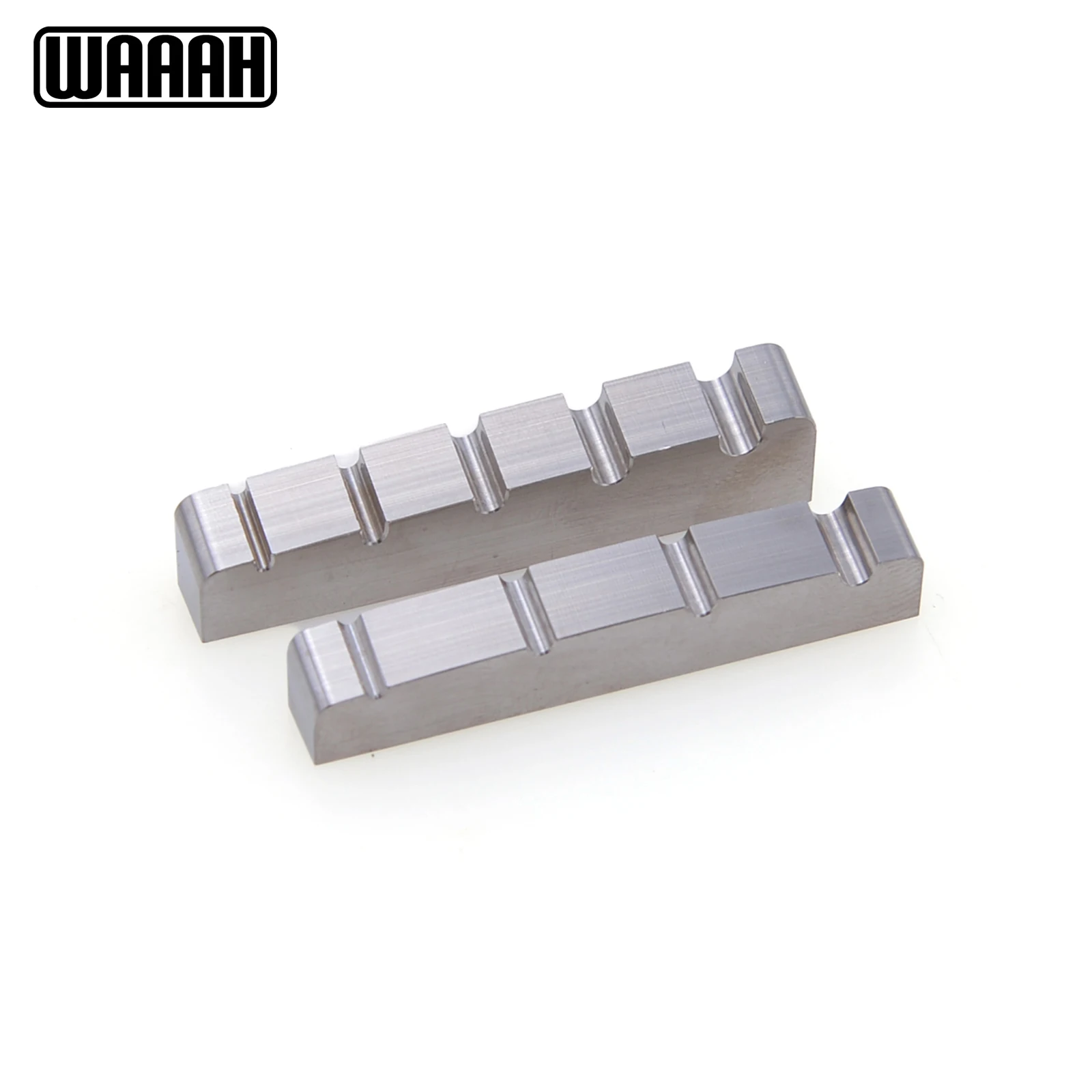 1Pcs 4 String 5 String Titanium Alloy & Brass Bass Guitar Nut Replacement for Bass Guitar