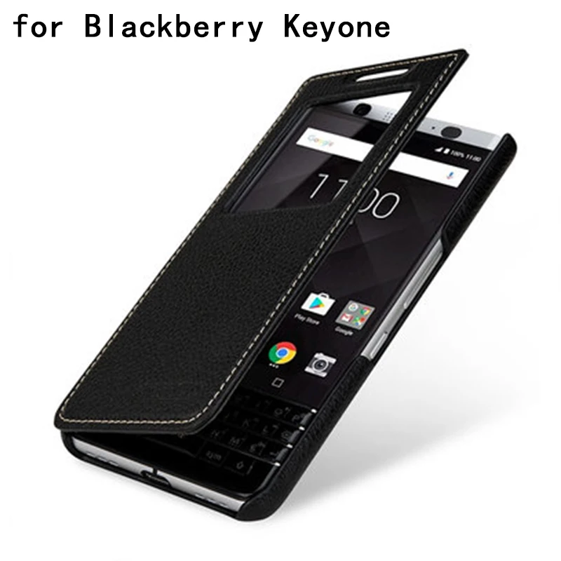 

Luxury Genuine Leater Case for Blackberry KEYone Business Flip Phone Cover for Blackberry keyone Funda Skin Fashion Bag cases