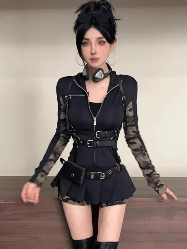 

Цельный костюм для похудения, сексуальный длинный свеч Bla k, модный женский комплект из полиэфирной ткани для молодых женщин