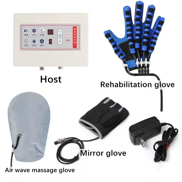 Upgraded Rehabilitation Robot Gloves Stroke Hemiplegia Cerebral Infarction Training Equipment Finger Exerciser Finger Recovery