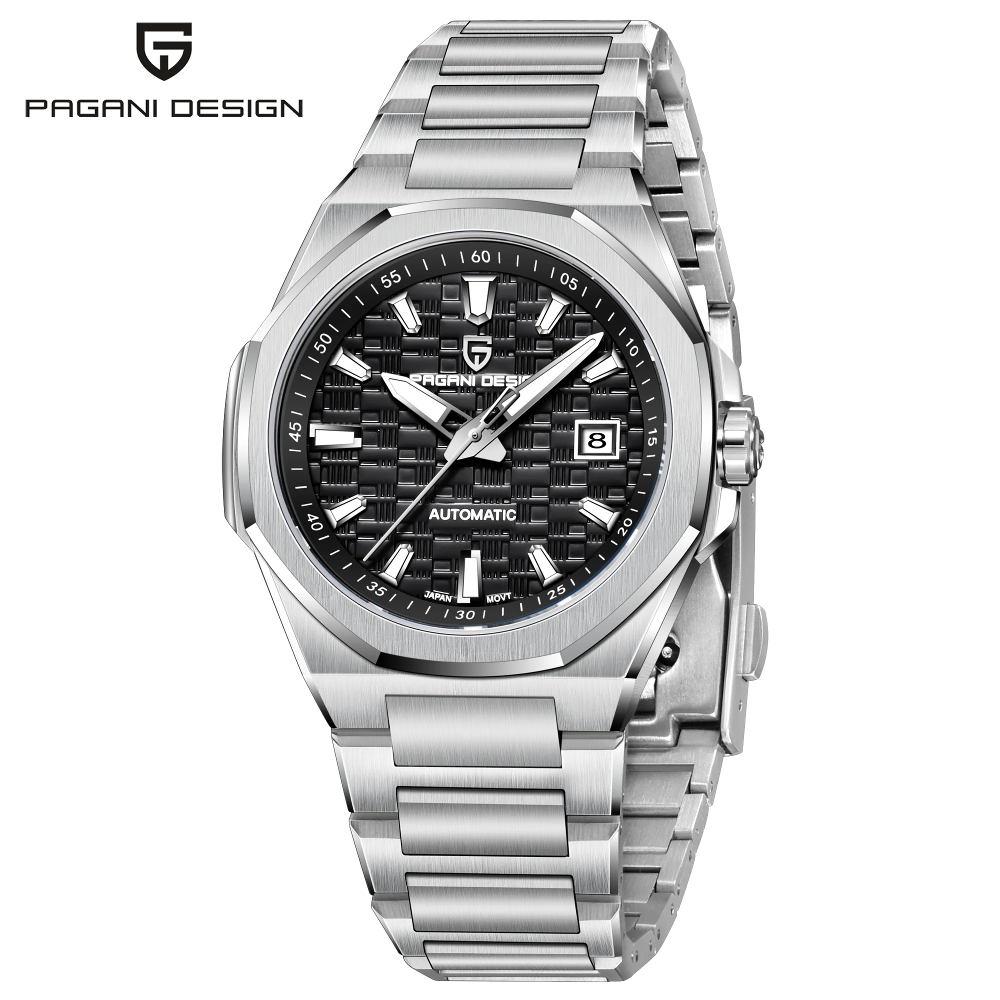 PAGANI DESIGN PDYS023 Men's Business Automatic Watch 40MM Sapphire Glass Stainless Steel Wristwatch Choice Day Gift For Men