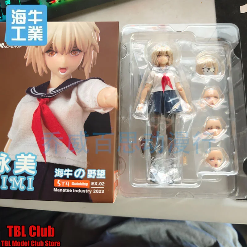 

Manatee Industry 2023 1/12 Scale Female Soldier EIMI Sailor Clothes With Replaceable Face Full Set 16.5cm Action Figure Model