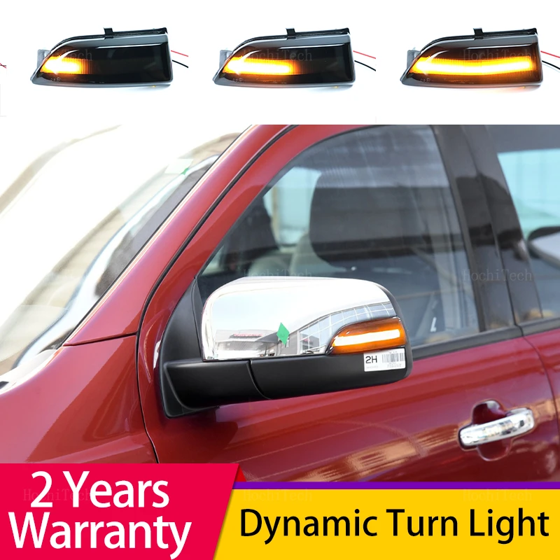 

2PCS LED Dynamic Turn Signal Light Mirror Indicator Blinker Lamp for Ford Everest 2015-2019 Ranger T6 Raptor Wildtrak