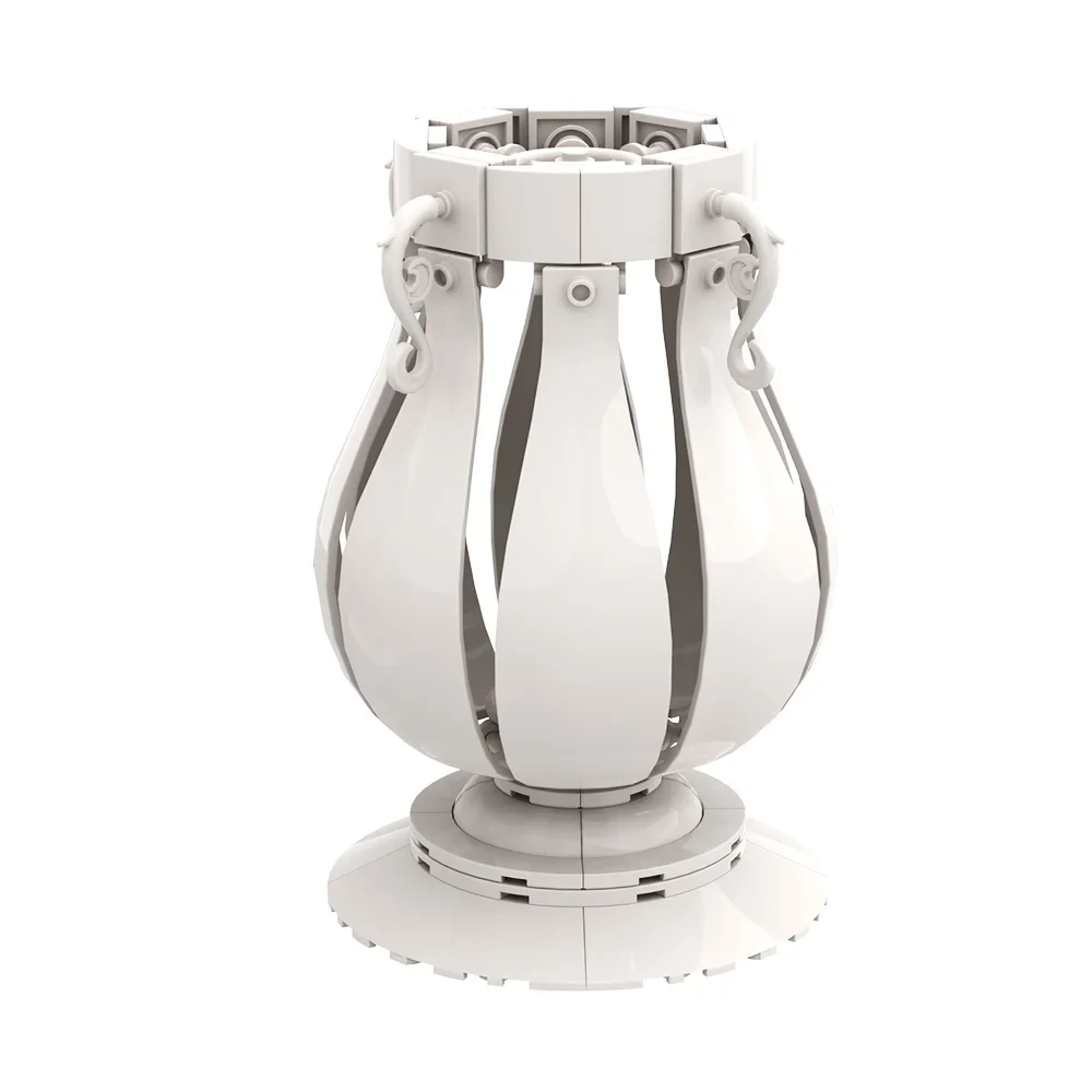 MOC white vase Building Blocks Model Creativity European style white vase multifunctional Bricks Assembled Toy For Kids Gift