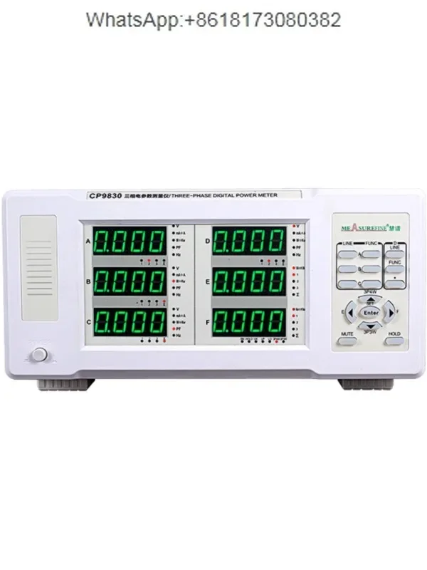 Electrical parameter measuring instrument, frequency conversion power meter, high-precision AC/DC power, three-phase