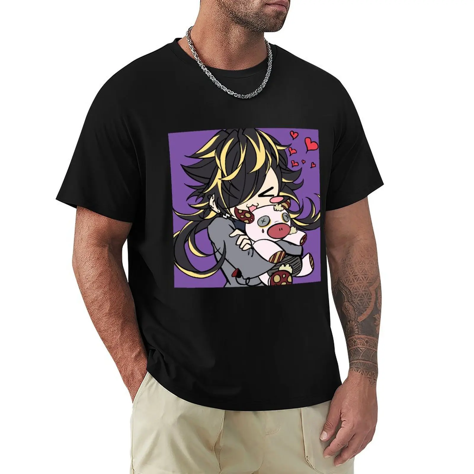 Jyushi & Amanda (Hypnosis Microphone) T-Shirt vintage clothes custom t shirt custom shirt vintage anime shirt men clothing image 3