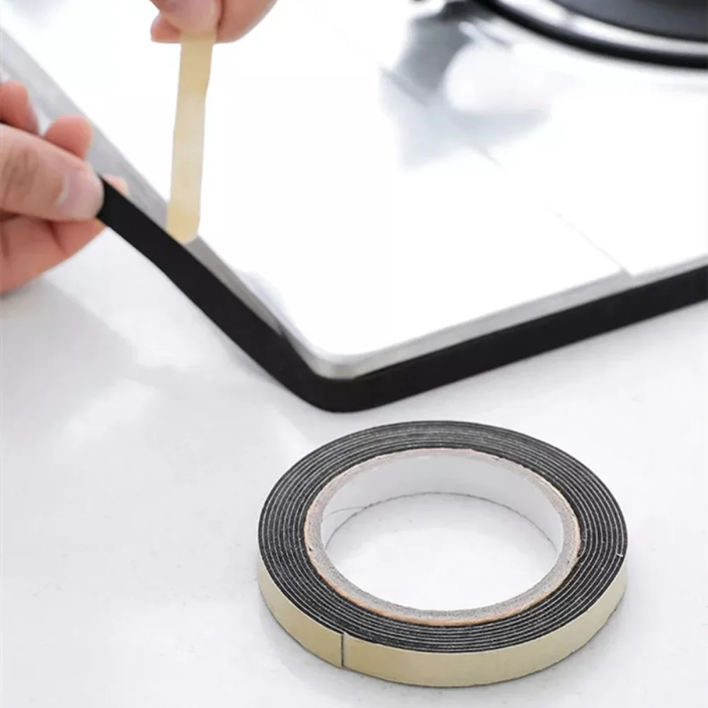 3 Rolls Kitchen Cooktop Gap Adhesive Tape Anti Flouring Dust Proof Waterproof Sink Stove Caulk Strip Door Window Sealing Strips