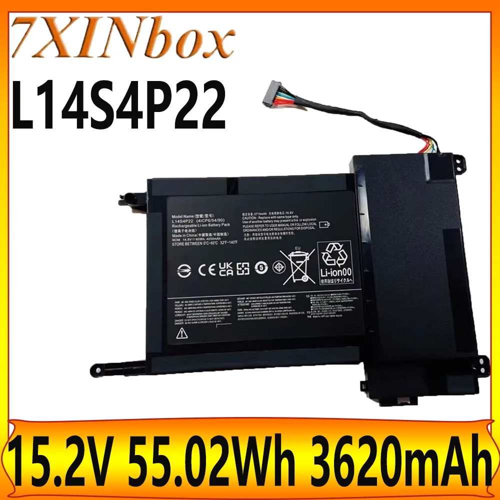 

7XINbox L14S4P22 L14M4P23 14,8 В 60 Втч 4050 мАч Аккумулятор для ноутбука Lenovo IdeaPad Y700 Y701 Y700-17iSK Y700-15ISK Y700-ISE Series