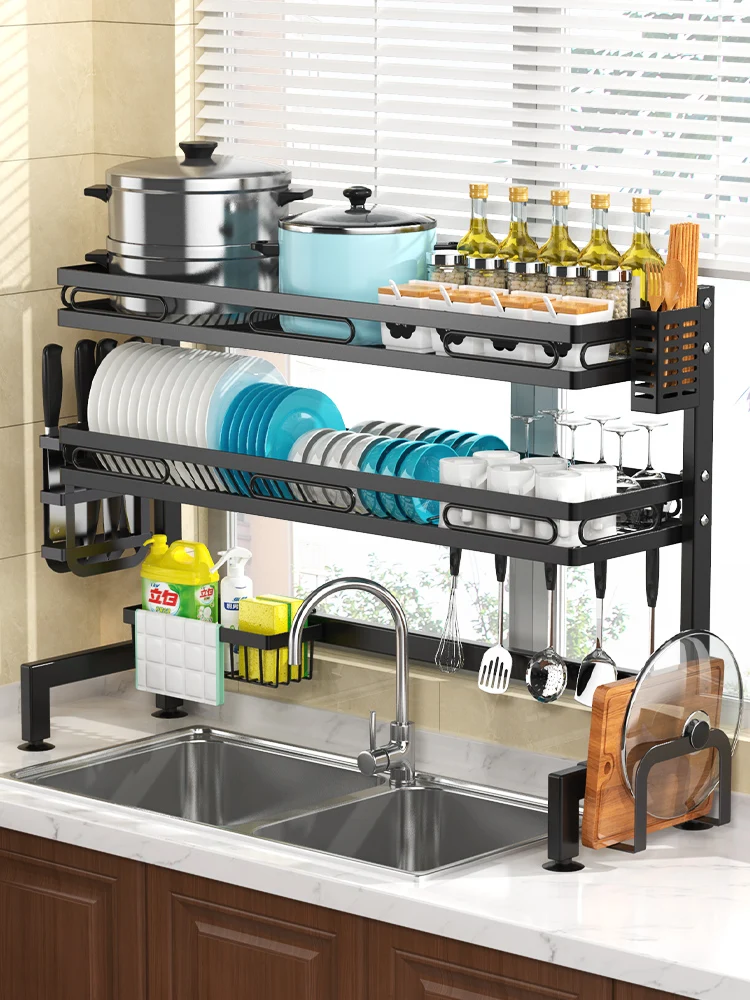 

Kitchen Sink Drain Ra Diwaer Plate Storage elf Overhead Bowl Holder Waing Basin Basket Tray Drng Ra Organizer