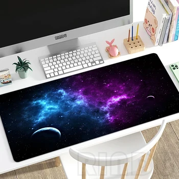 Universe Mouse Pad Gaming Mousepad Gamer Mouse Pads Keyboard Mats Space Desk Pads XXL 90x40cm Desk Mat for Computer Mousepads