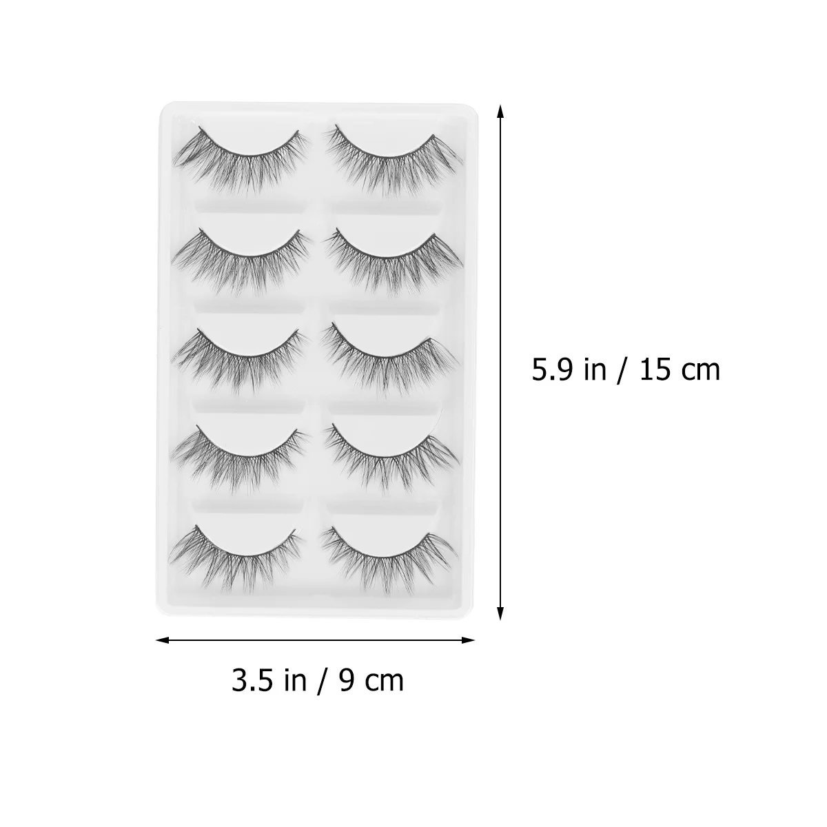 Faux-cils naturels épais, longs, en Fiber douce, faits à la main, pour maquillage de fête de mariage, Extension de cils longs, aspect naturel