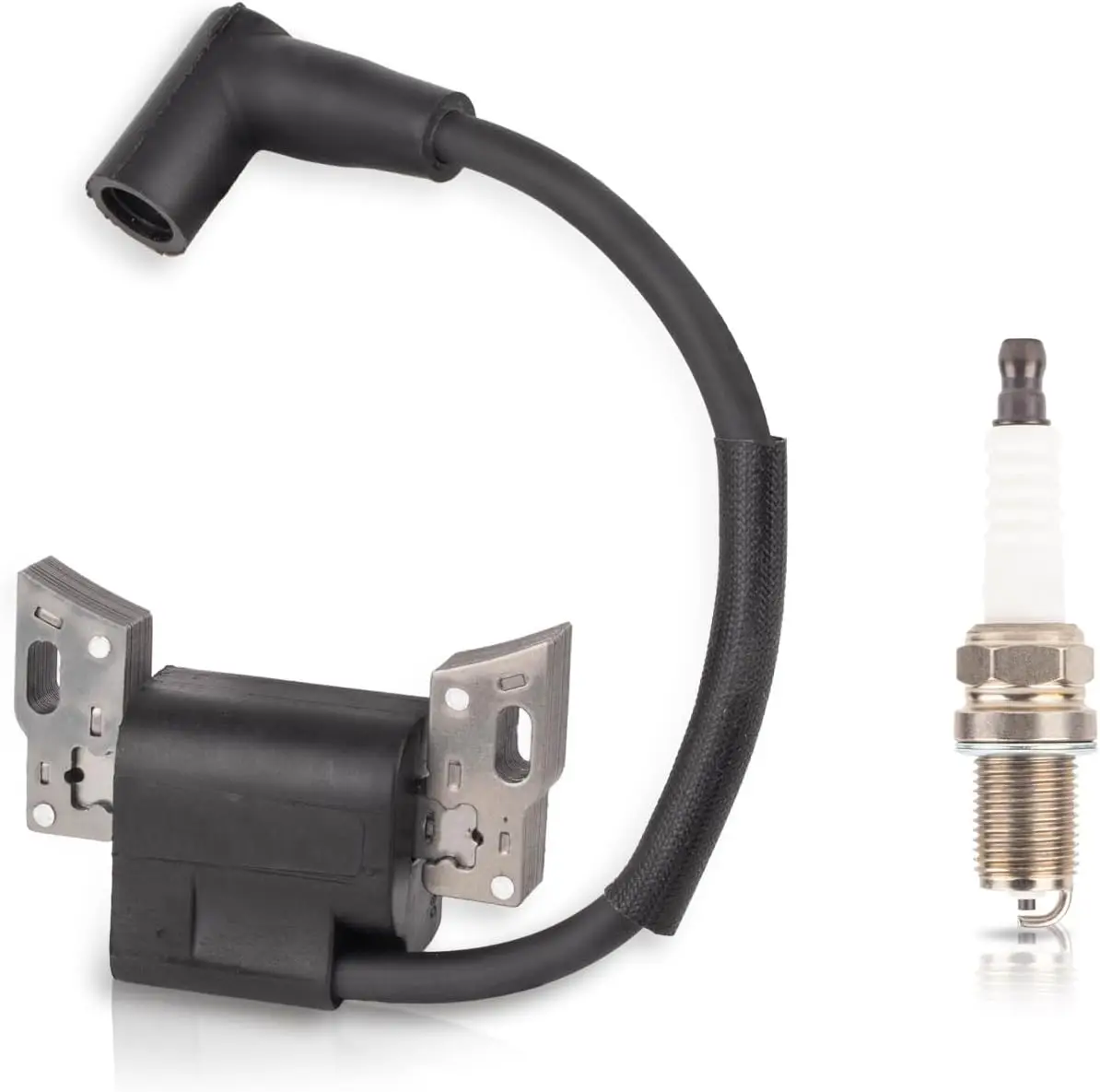 Bobina de Encendido ENA 84005272, Magneto de Armadura Compatible con Motores de Cortacésped Briggs and Stratton Series 08P502 093J02 450E 550E