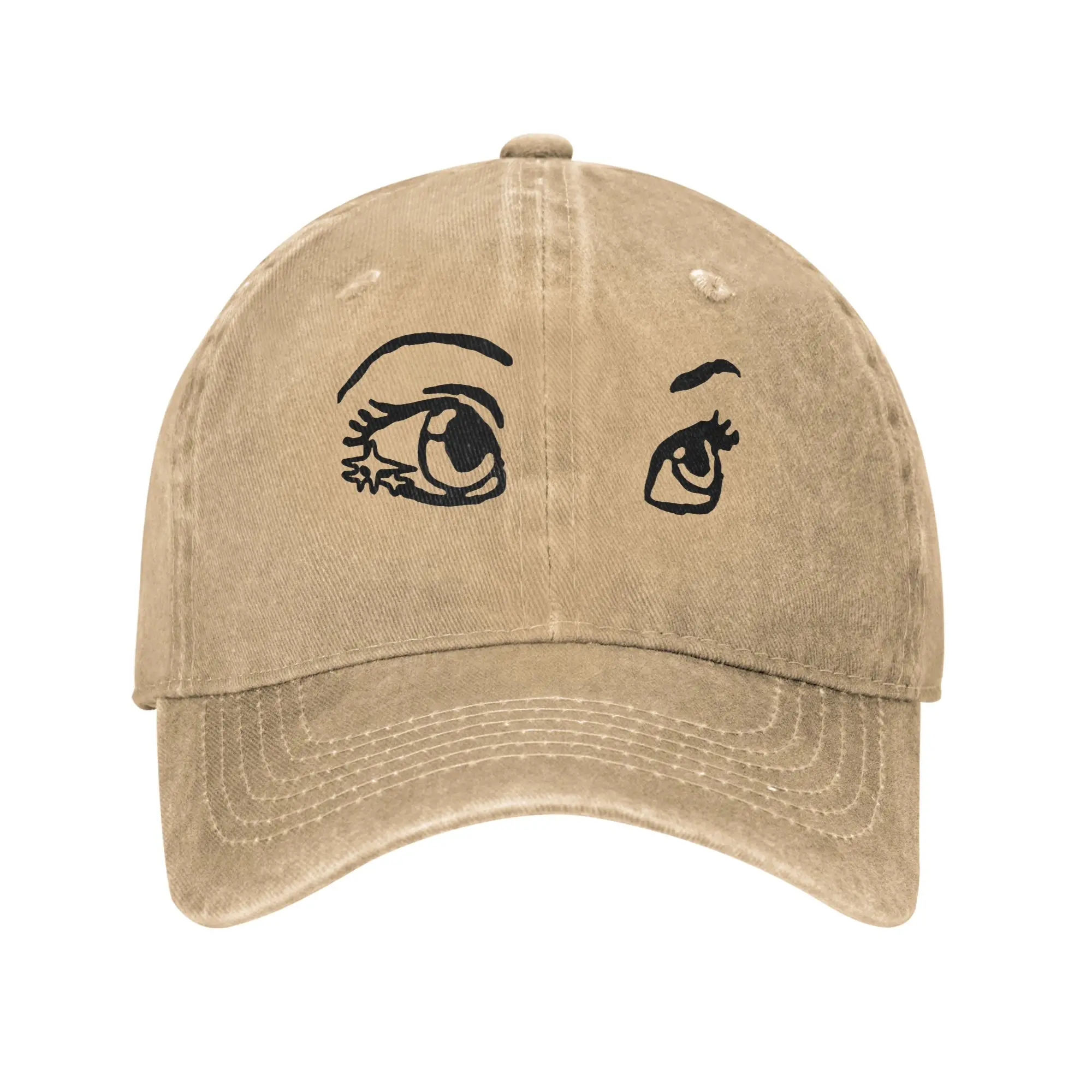 Men Women Yung Lean SBE eyes Drain Gang  Printed Hats Fashion Distressed Washed  Baseball Cap Adjustable