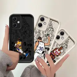 Cute Basketball Star Phone Case for Xiaomi Redmi Note 13 Pro Plus 10Pro 11Pro 10S 11 12 11S 12S 12Pro 5G Soft Cover Capa