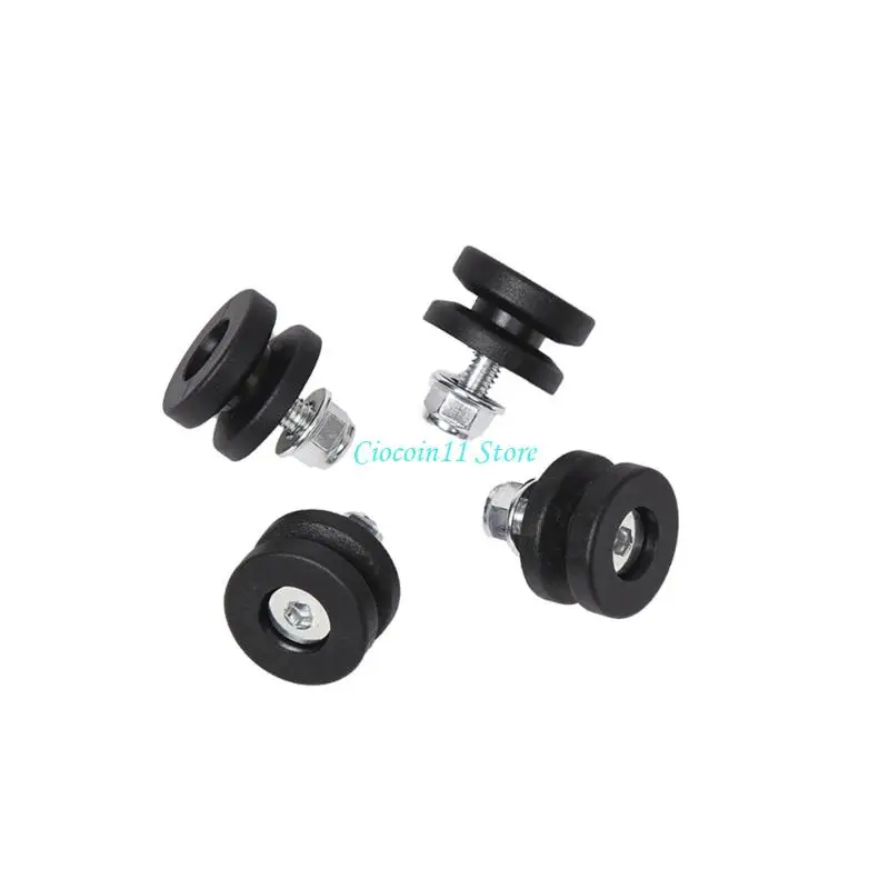 

Y1UB 4Pcs Universal Rubber Grommets for Various Motorcycle Electric Bike Models Quick Release Antislip Surfaces