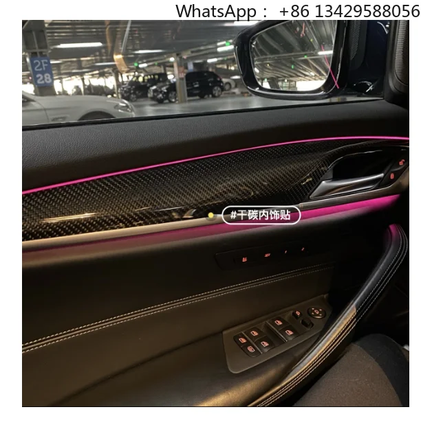 

525Li 530Li 540i 6GT 630i 640i Carbon Fiber Interior Modification for BMW G30 G38 6GT G32 True Carbon Fiber Interior 9-piece Set