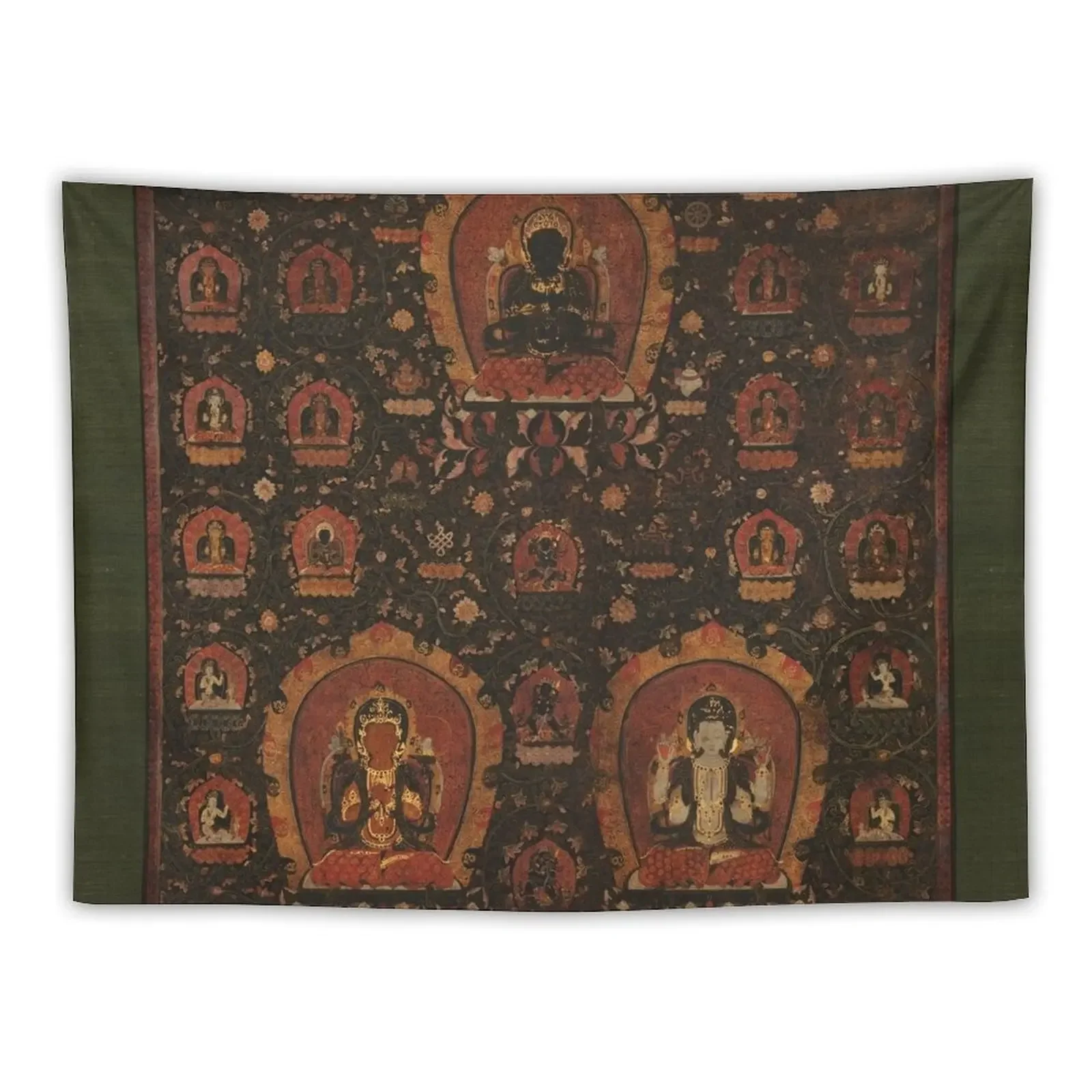 

Vajradhara Manjushri Buddhist Mandala 62 Tapestry Wallpaper Decorative Wall Mushroom Tapestry