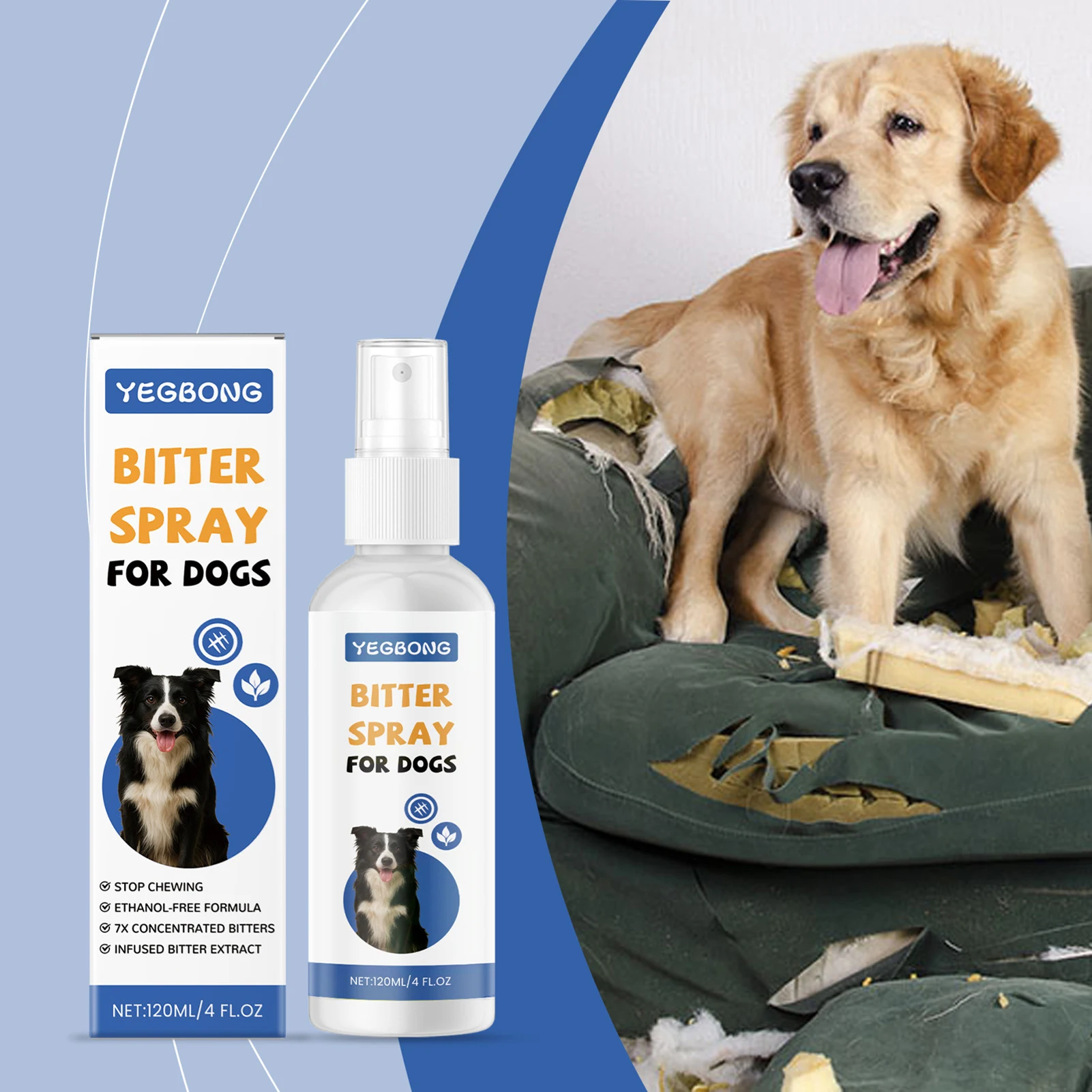 

Горькие яблоки Спрей-поезда Домашние животные для лучшего поведения Pet-Wellness