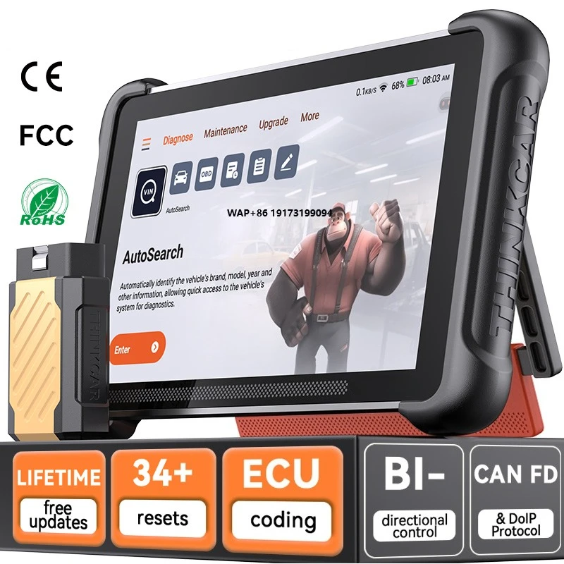 

Car Diagnostic Scanner 689BT Bluetooth Full System ECU Coding 34 Resets Lifetime Free Update Tool