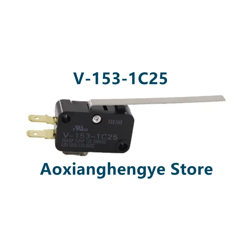 1PCS Micro switch V-15-1C25 silver contact 152 153 154 155 156 roller limit travel switch Original genuine product