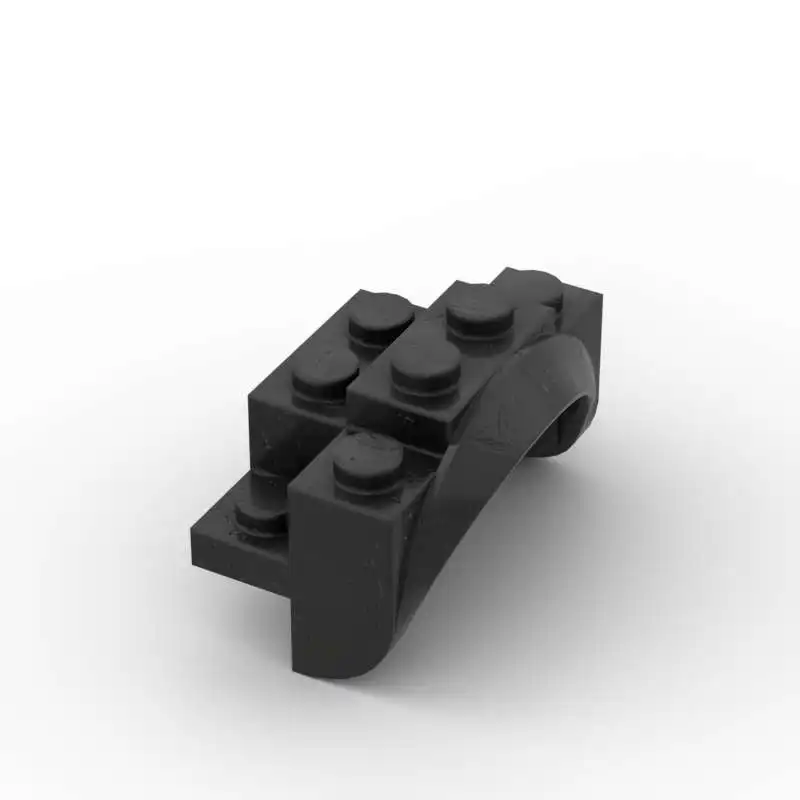 MOC 10PCS Vehicle 35789 With Arch Round  Solid Studs Bricks Mudguard Fender Building Blocks Parts Toy Adults Boys Holiday Gifts