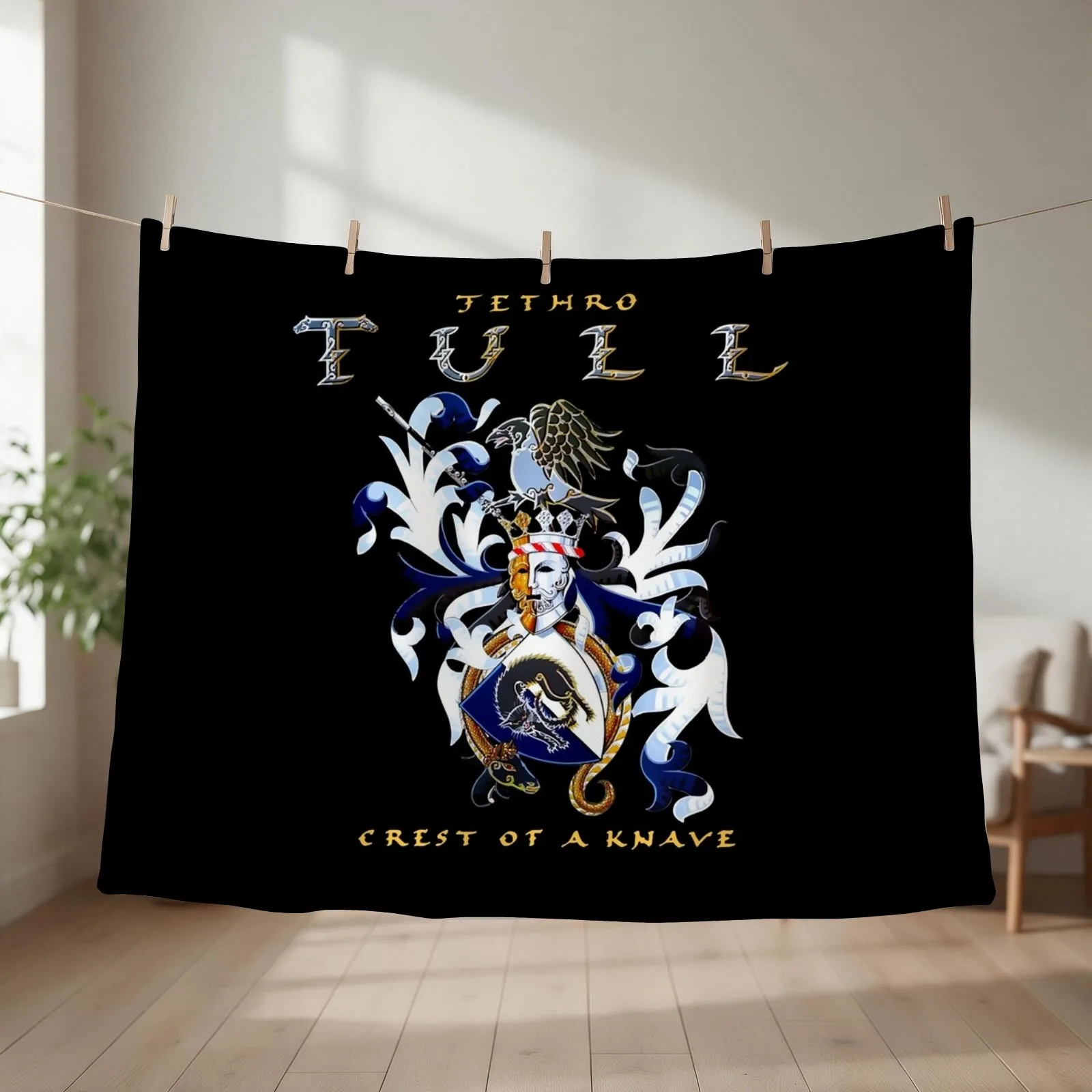 Jethro Tull Throw Blanket couch cozy soft plush fuzzy picnic outdoor blanket