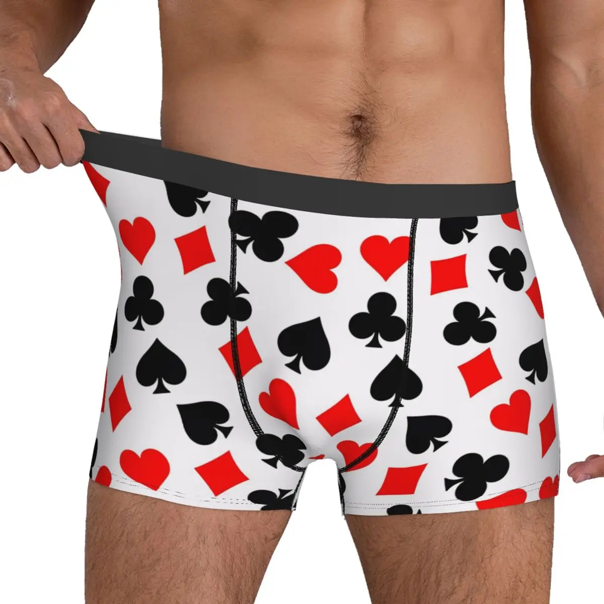 

Покерные костюмы, нижнее белье, мужские шорты, трусы, забавные трусы, горячие таможенные трусы большого размера