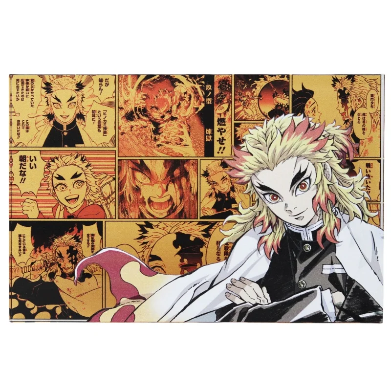 鬼滅の刃 竈門炭治郎 ねずこ 煉獄杏寿郎 コミックシリーズ ディスプレイブロック アクリル製アクションフィギュア ゲームコレクション