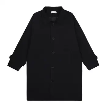Men's Long Single-Breasted Trench Coat 6 Men's Wear 2025 Autumn Fashion New Single Breasted Trench Clothes Male Long Coat Loose Overcoat Trend Handsome Casual Windbreak 6