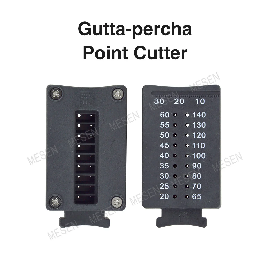 Dental Endo Gutta Percha Scale Measuring Ruler used for Measuring and Cutting Gum Tips Dental Cutting Ttool Base