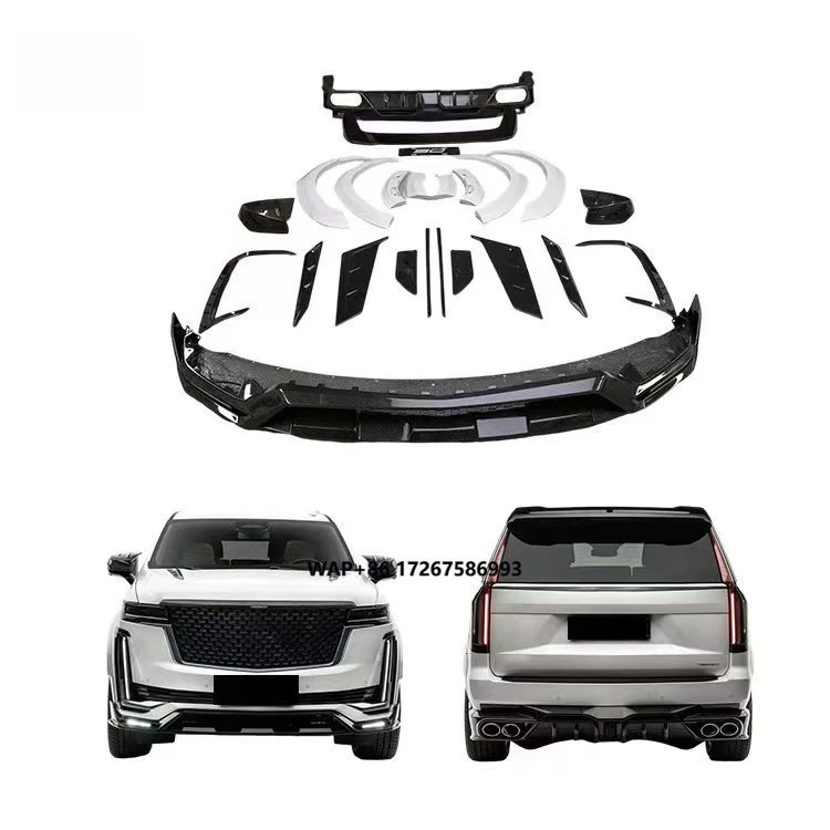 2021-2025 for  M Style Dry Carbon Fiber Body Kit New Condition Bumper with Front Lip Rear Diffuser Exhaust Tips