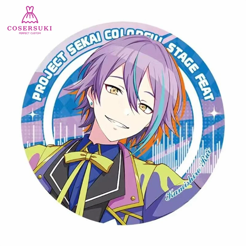 Project Sekai Pin 58 mm Badge Customizable Yoisaki Kanade Asahina