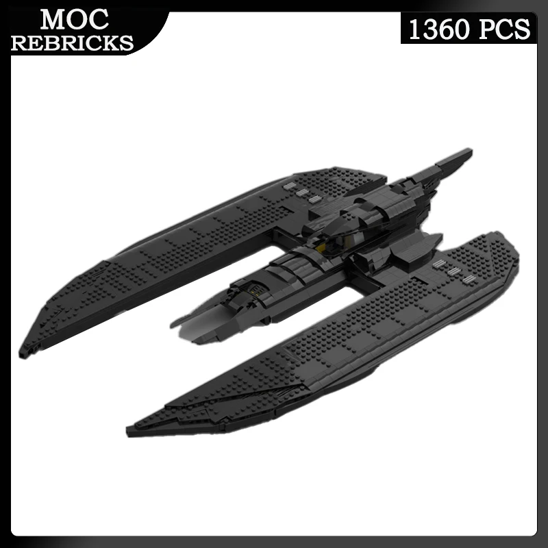 

Fantasy Robot Series UCS The Animated Bat Fighter MOC Building Block Bricks Educational DIY Model Puzzle Boy Toys Birthday Gifts