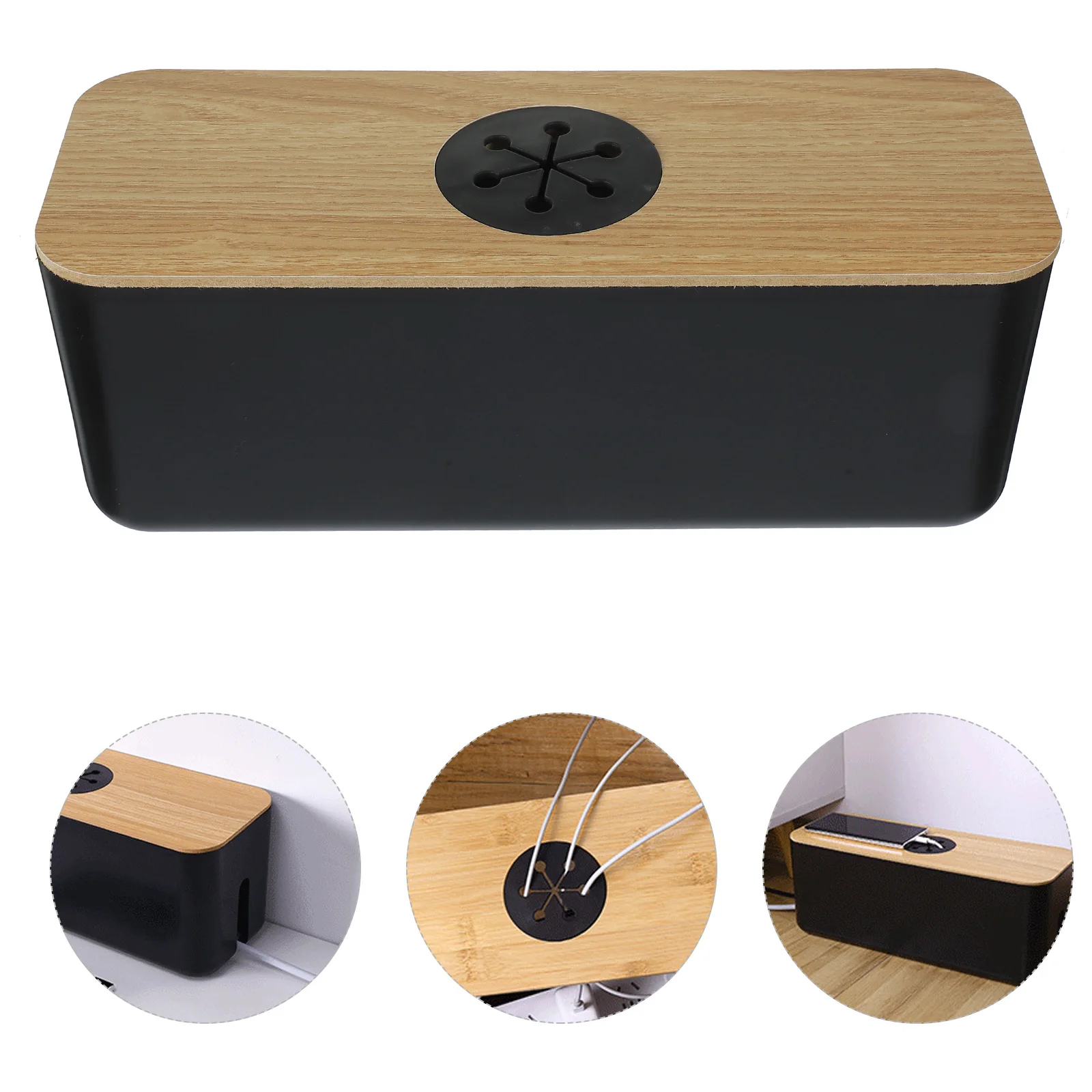 

cable box cord management box cord organizer box cable organizer box to hide cords and power strip wire management box