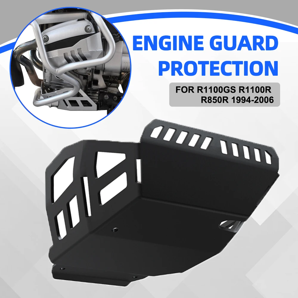 

Motorcycle Under Engine Frame Crash Protector Guard Cover Skid Plate Bash FOR BMW R1100GS R1100R R850R 1994-2006 2005 1999 1998