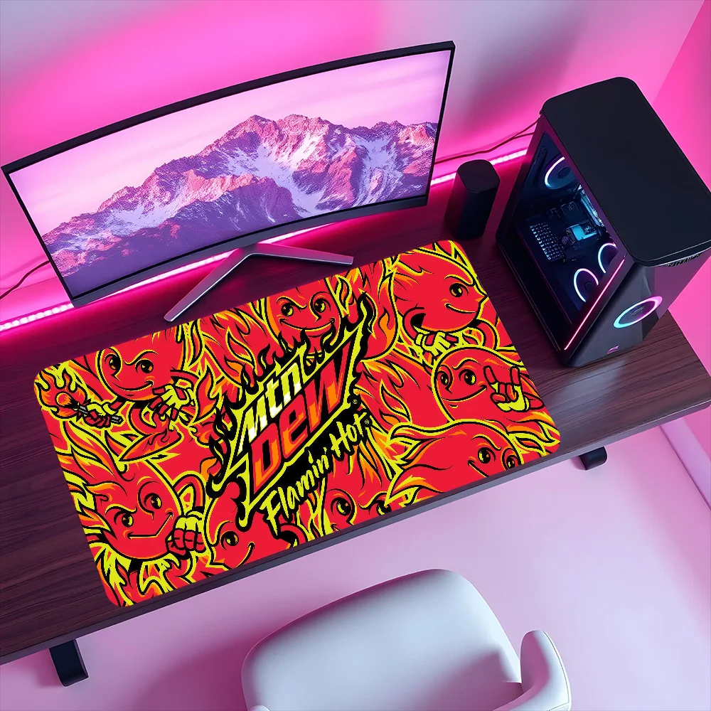 Cool Logo M-mtn M-Mountain D-DewS Mouse Pad Large Non-slip Lockedge Desktop Computer Desk Mat Keyboard MousePad Office Student