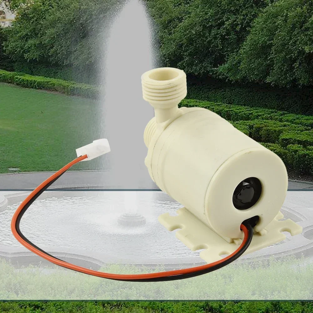 100°C Solar Hot Water Circulation Pump Silent Coupler DC 12V Hot/Cooling Water Circulation Pump Brushless Motor Technology