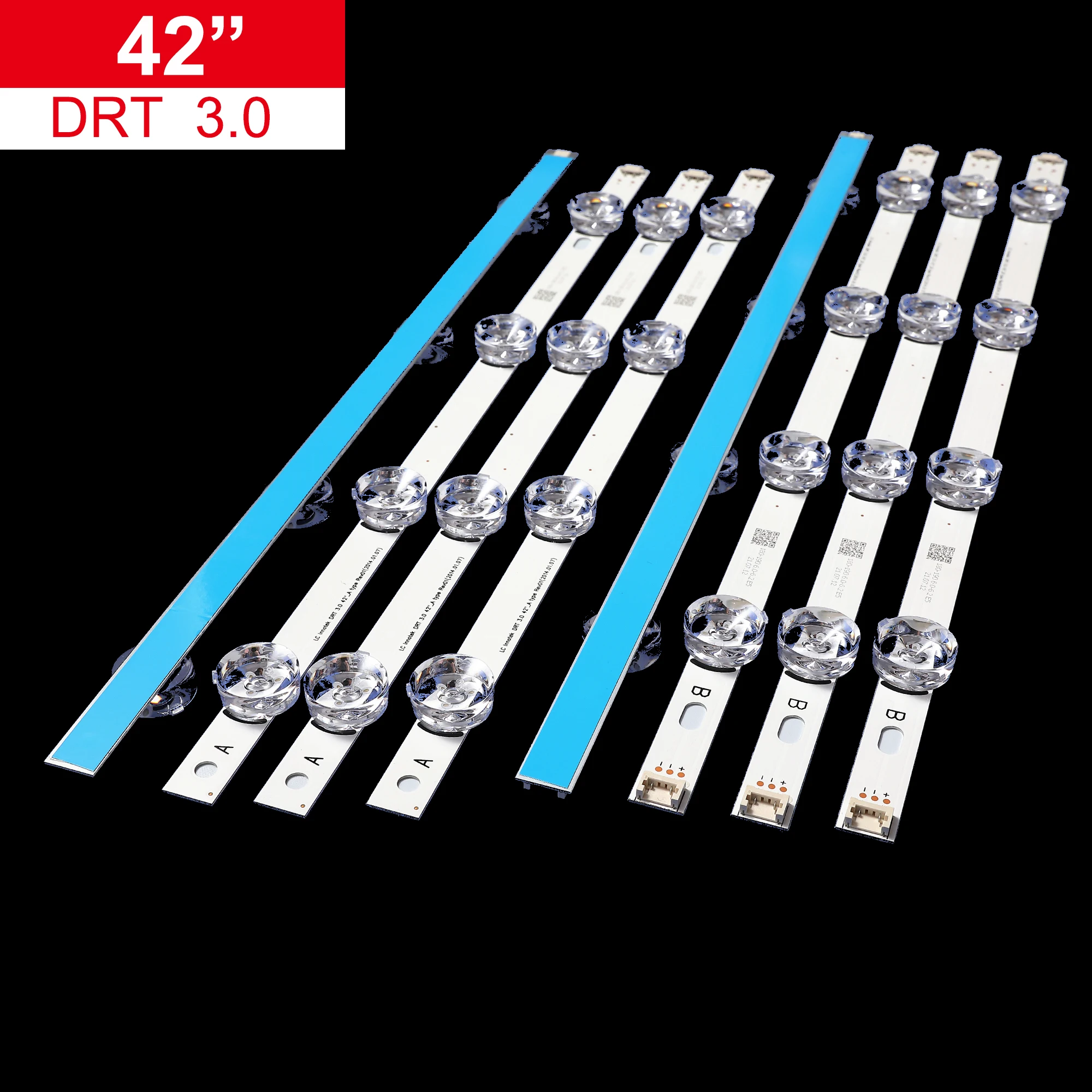 Bande de rétroéclairage LED, 42LB5610 42LB5800 42LB585V 42LB DRT 3.0 42 A/B 6916L-1709A 1710A 6916L-1957A 1956A, ensemble de 8 pièces