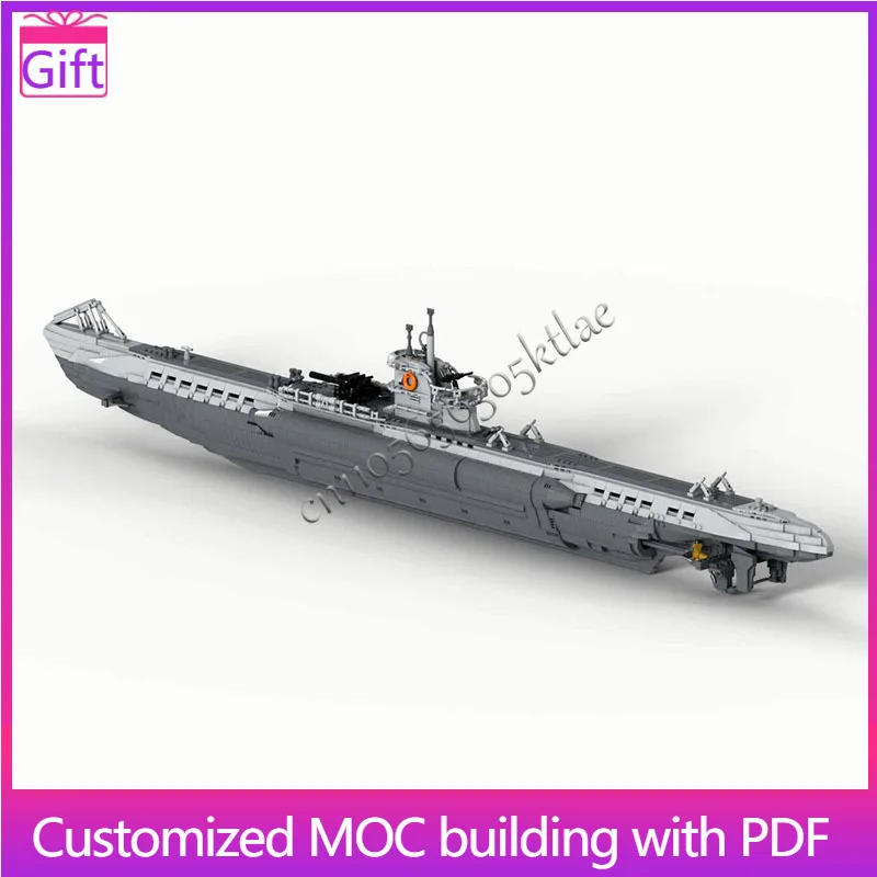 

4565 PCS MOC Submarine Building Block Set Realistic Technical Model Bricks DIY Assembly Kids Puzzle Toys Exquisite birthday gift