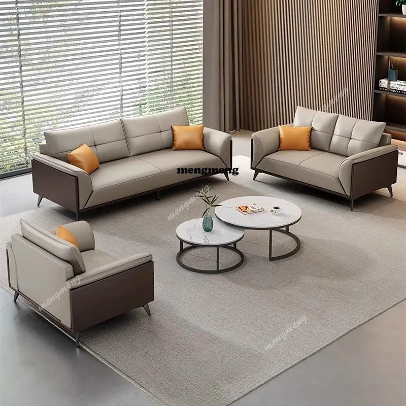 Fashionable Light Office Sofa Business Modern Meeting Room Office Sofas Reception Leisure Office Furniture Gado Mai Matasai