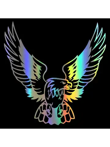 Pegatina de coche elegante águila clásico pájaro estilo automóviles motocicletas accesorios exteriores calcomanías de vinilo para Toyota Lada Vw Bmw