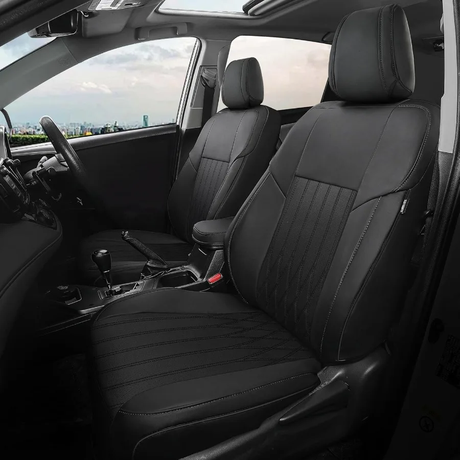 

Чехлы на сиденья для Corolla Sedan S SE XSE 2014 2015 2016 2017 2018 2019, роскошные чехлы на автомобильные сиденья из искусственной кожи на заказ, полный комплект W