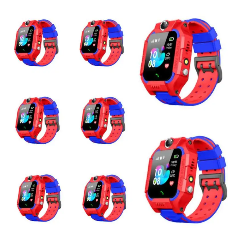 ﻿   Smartwatch voor kinderen SOS-telefoonhorloge Smartwatch-camera met simkaart Waterdicht kindercadeau voor IOS Android