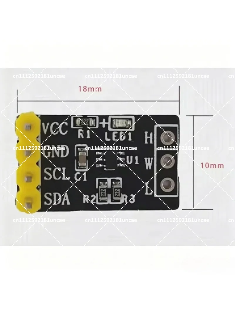 Digital Potentiometer Module 128 Tap 10K I2C Adjustable Resistance Board