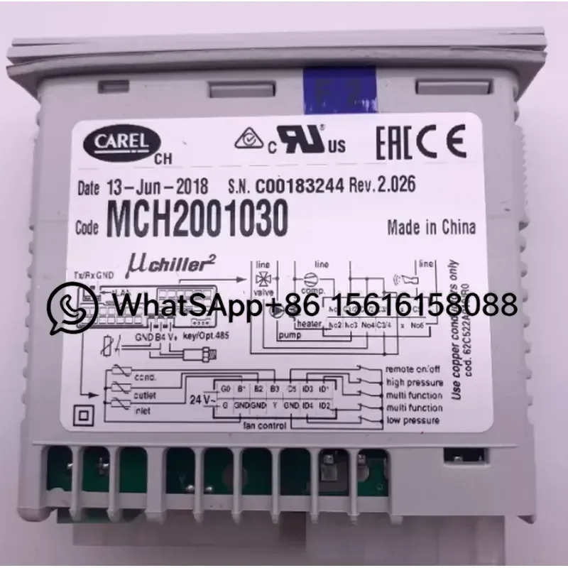 Hospital MRI Air Conditioning Thermostat CAREL UC2SE MCH2001030 HVAC Temperature Controller Replacement Part Compatible with