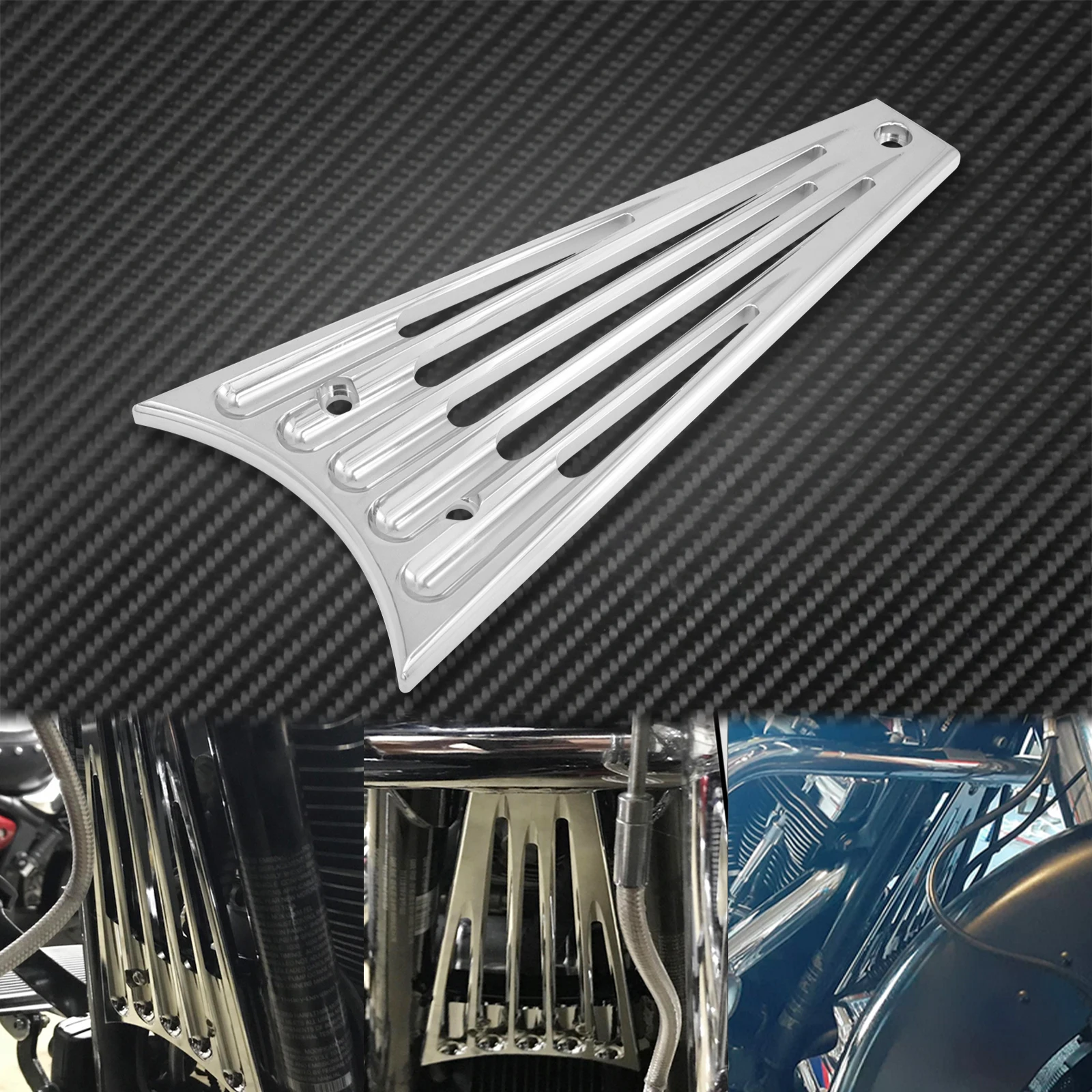 Motorrad Schwarz Kühler Rahmen Grill Abdeckung Für Harley Touring Road King Electra Street Glide Road Glide 2008-2017