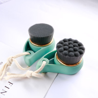 Face Cleansing Brush Facial Cleanser Soft Bamboo-Charcoal Hair Clean Pore Exfoliator Washing Brush Beauty Remover Tool w325