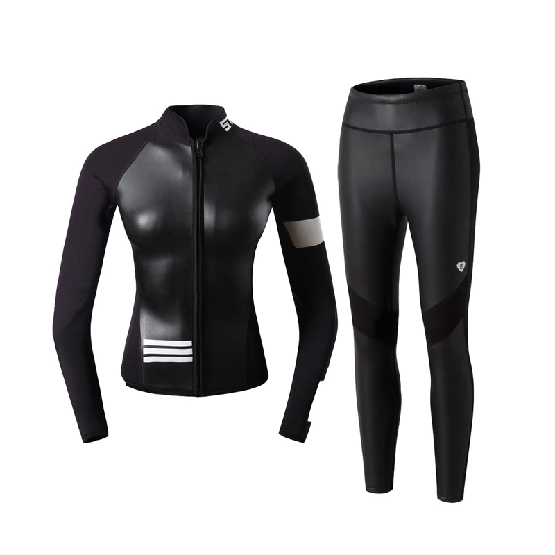 

Womens Anti-UV SUP Suring Snorkeling Swim Diving Wetsuits jacket and pants