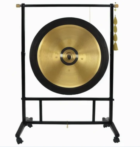 Professional 20cm Handmade Chinese Chau Gong Bronze Alloy Percussion Instrument for Sound Healing and Bath Therapy