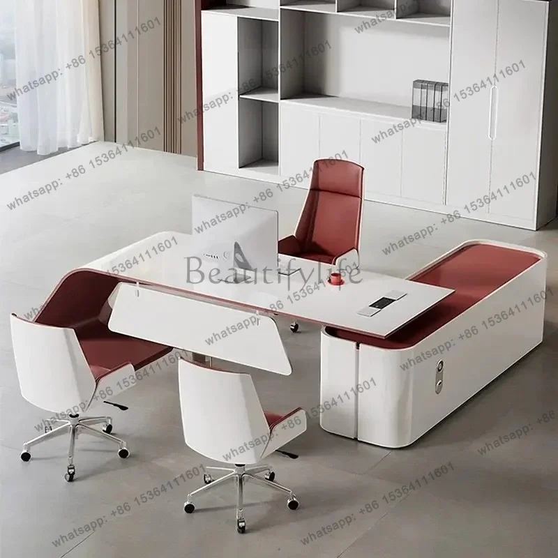 LX Modern creative manager  room offices  and workstations computer  Room desks Cosmetic consultation